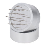 Coffee Needle Distributor with Base Effective Dispersion Rust Resistant Stainless Steel Hand Coffee Stirrer Silver 51mm/2.0in