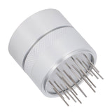 Coffee Needle Distributor with Base Effective Dispersion Rust Resistant Stainless Steel Hand Coffee Stirrer Silver 53mm/2.1in