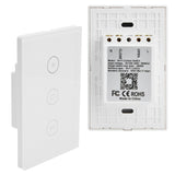 WiFi Curtain Switch Smart Touch Switch Wireless Remote Control Window Switch US 100‑240V
