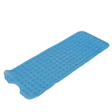 Bath Mat Mat PVC Anti Slip Mat for Bathroom Kitchen Hotel Toilet Shower Room 100x40cmBlue