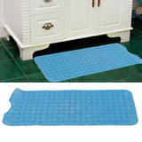 Bath Mat Mat PVC Anti Slip Mat for Bathroom Kitchen Hotel Toilet Shower Room 100x40cmBlue