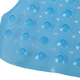 Bath Mat Mat PVC Anti Slip Mat for Bathroom Kitchen Hotel Toilet Shower Room 100x40cmBlue