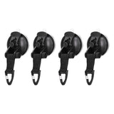 4Pcs Heavy Duty Suction Cup Anchor Tie Down Portable Strong Suction Cup Hook for Camping Travel OutdoorTriangular Buckle