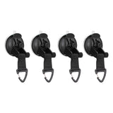 4Pcs Heavy Duty Suction Cup Anchor Tie Down Portable Strong Suction Cup Hook for Camping Travel OutdoorTriangular Buckle