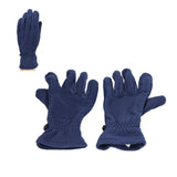 Windproof Gloves Induced Wearable Thickened Non Slip Blue Winter Gloves for Outdoor RidingL