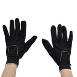 Cycling Gloves Touch Sensitive Waterproof Black Non Slip Windproof Gloves for Outdoor Cycling TravelL