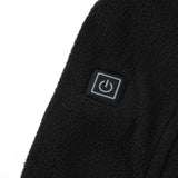 Heated Vest Winter Washable USB Powered Round Neck Electric Vest for Outdoor Camping HikingS