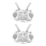 2Pcs Golf Ball Rack High Stability Strong Firmness Simple Baseball Display StandTransparent 2 Pieces
