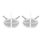 2Pcs Golf Ball Rack High Stability Strong Firmness Simple Baseball Display StandTransparent 2 Pieces