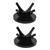 2Pcs Golf Ball Rack High Stability Strong Firmness Simple Baseball Display StandBlack 2 Pieces