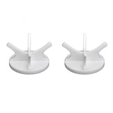 2Pcs Golf Ball Rack High Stability Strong Firmness Simple Baseball Display StandWhite 2 Pieces