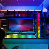 Sound Reactive LED Light Bar RGB Colorful APP Control Audio Music Rhythm Dynamic Strip Light for Car Gaming PC TV Room