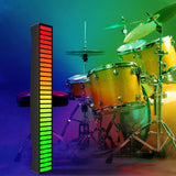 Sound Reactive LED Light Bar RGB Colorful APP Control Audio Music Rhythm Dynamic Strip Light for Car Gaming PC TV Room