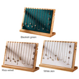 Bamboo Wood Pendant Display Board Jewelry Display Board Necklace Rack Removable Jewelry Display Props