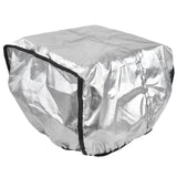 Bike Basket Cover Black Snow Defence Waterproof Dustproof Lightweight Reflect Light Bike Basket Liner