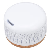 Desktop Humidifier 300ml Wood Grain Design Low Noise Aromatherapy Humidifier with LED Color Light 100‑240V AU Plug