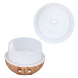 250ml Essential Oil Diffuser Automatic Shut Off 35db Low Noise USB Powered Wooden Humidifier with Night Light for Bedroom