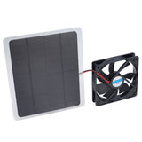 Solar Fan 10W 12V Effective Deodorization Energy Saving Portable USB Solar Exhaust Fan for Pet Houses RV Greenhouses