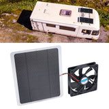 Solar Fan 10W 12V Effective Deodorization Energy Saving Portable USB Solar Exhaust Fan for Pet Houses RV Greenhouses