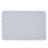 Household Bathroom Floor Carpet Water Absorption Anti Slip Flannel Mat for Door Toilet50x80cm