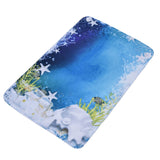 Household Bathroom Floor Carpet Static Electricity Prevention Anti Slip Flannel Mat60x180cm