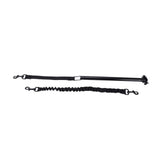 Hands Free Dog Leash Black Thicken Dog Bike Attachment Traction Belt with Hex Wrench for Dog Training Running Exercising