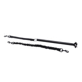 Hands Free Dog Leash Black Thicken Dog Bike Attachment Traction Belt with Hex Wrench for Dog Training Running Exercising