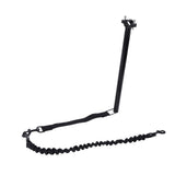 Hands Free Dog Leash Black Thicken Dog Bike Attachment Traction Belt with Hex Wrench for Dog Training Running Exercising