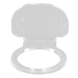 2Pcs Small Ball Stand Acrylic Sturdy Durable High Stability Sport Ball Display Rack for Tennis Softball BaseballTransparent