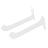 1Pair Yoga Mat Wall Mount Holder Acrylic Yoga Mat Wall Hanger Storage Rack Household Exercise Yoga Mat BracketTransparent