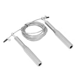 Skipping Rope Strong Durable Adjustable Flexible Reliable Professional Convenient Exercise Supplies for Indoor OutdoorAluminum Alloy Silver