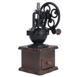 Manual Coffee Grinder Retro Style Sturdy Durable Exquisite Portable Hand Coffee Grinder for Home Office