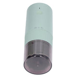 Electric Coffee Grinder Home Travel Portable USB Rechargeable Wireless Mini Electric Automatic Cone Coffee Grinder Green