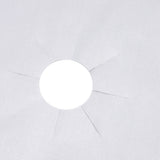 4Pcs Stove Burner Cover PTFE Coating Non Stick Gas Range Stove Top Protector Pad for Kitchen Cooking Silver 27x27cm 0.1mm