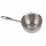 Butter Warmer Pot All in One Flat Induction Bottom Stainless Steel Mini Butter Hot Pot Milk Pot Small Saucepan 300ML