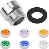 Shower Flow Limiter with 1/2 Thread Diameter Shower Water Saving for Shower Head Power Reduction Limiter for Kitchen Bathroom