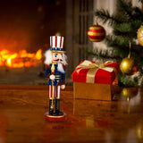 25CM Fairy Tale Figure Figurine Wooden Craft Ornaments Table Desktop Collectible Decor Christmas New Year Decorations Gifts