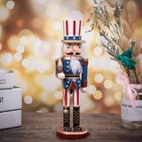 25CM Fairy Tale Figure Figurine Wooden Craft Ornaments Table Desktop Collectible Decor Christmas New Year Decorations Gifts
