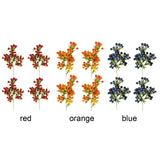 Christmas Berry Branches 3 Forks Simulation Foam Berry Picks Home Decoration