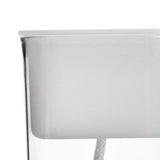 Water Absorption Planter Indoor Self Absorbed Watering Pot Flower Container for Office Home Semitransparent
