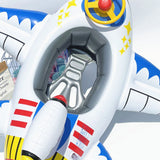 Swim Ring Thicken Air Inflation Seat Retainer Aircraft Shape Comfortable Swimming Ring for Children Type1