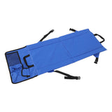 Folding Stadium Chair Adjustable Angle 600D Oxford Cloth Portable Bleacher Cushions with Pocket for Sandbeach Picnic BBQ Blue
