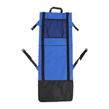 Folding Stadium Chair Adjustable Angle 600D Oxford Cloth Portable Bleacher Cushions with Pocket for Sandbeach Picnic BBQ Blue