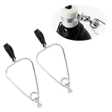 2 Sets Lampshade Holder Iron Reptile Clamp Stand Fixture for Tortoise Lizard Pets Reptile Dome Light