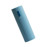 Plastic Toothbrush and Toothpaste Holder Portable Toothbrush Storage Box Cup for Home Travel Blue