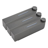 Wall Mounted Liquid Soap Dispensers Back Stick Type Plastic Shampoo Dispenser for Home Hotel School Toilet Grey 6028 3 Cups