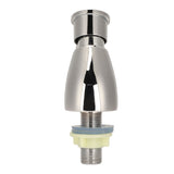Time Delay Silver Faucet Single Tube Cold Water Basin Taps G1/2 Thread for Home Kitchen Bathroom Hotel