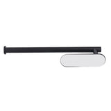 Roll Paper Towel Holders Stainless Steel Under Cabinet Paper Towel Hanging Rack Balck Paper Holder for Bathroom Kitchen