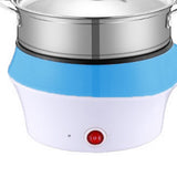 Electric Cooker Multifunctional Two Speed Portable Mini Electric Frying Pan Wok Rice Cooker for Student Dormitory (AU 220V)