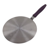 Induction Adapter Plate Stainless Steel Heat Diffuser with Purple Handle Kitchen Accessories for Iron Pot Ceramic Pot 19.5cm/7.68in